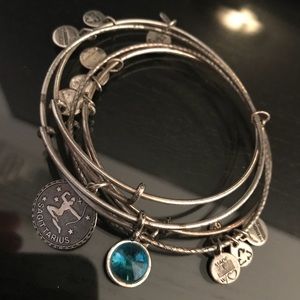 December Birthday Alex and Ani Four Bracelet Set